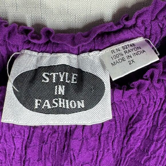 Boho Maxi Dress Purple Women's S Mumu Off the Shoulder Colorful Festival Hippie - Picture 5 of 11